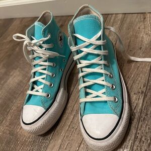 Converse All Star High-Top platform Sneakers teal